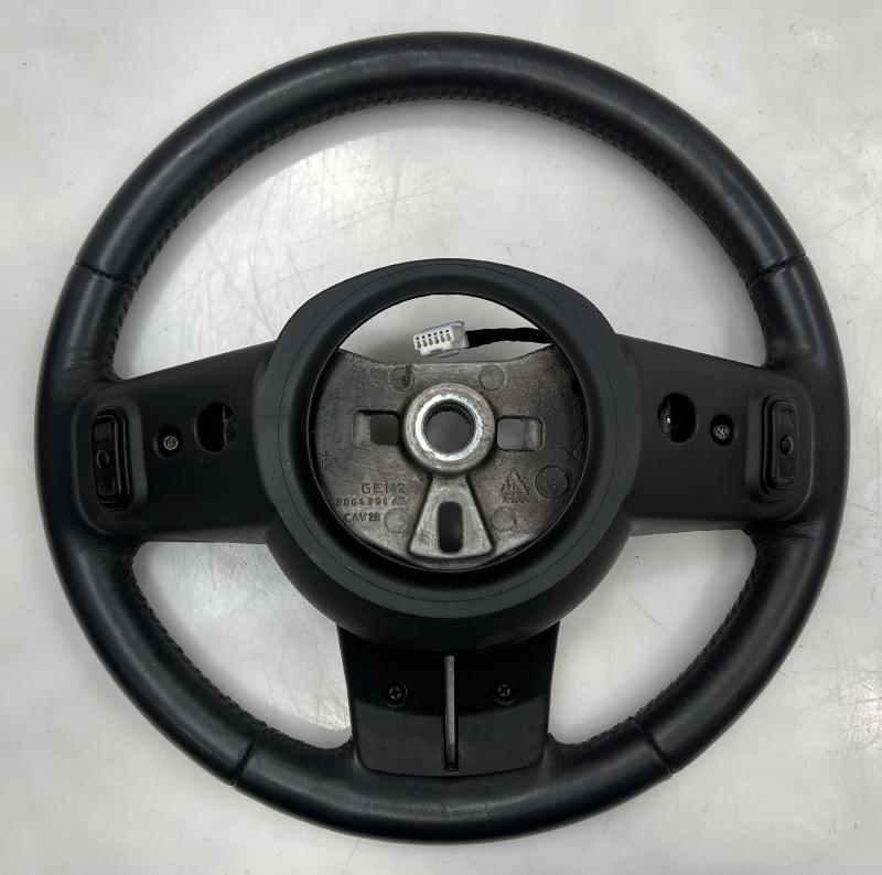 2017 Jeep Compass Steering Wheel Black Leather without Heat OEM 5YM98LT5AE