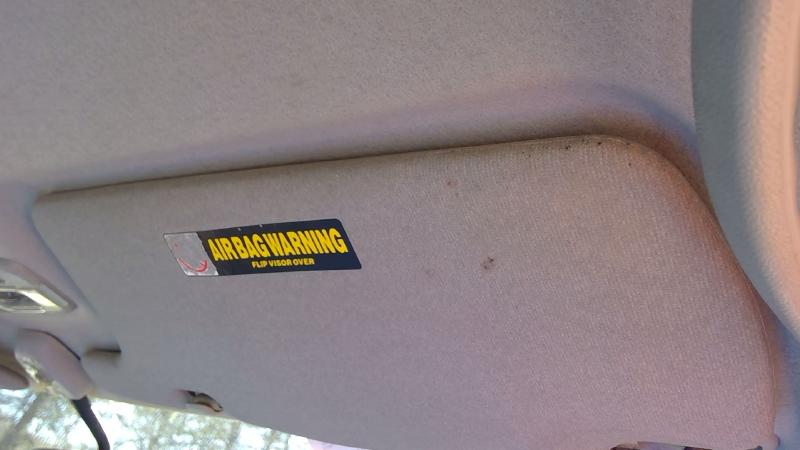 1997 - 2001 Honda CRV Sun Visor RH Passenger Side Gray OEM 83230S10A03ZA