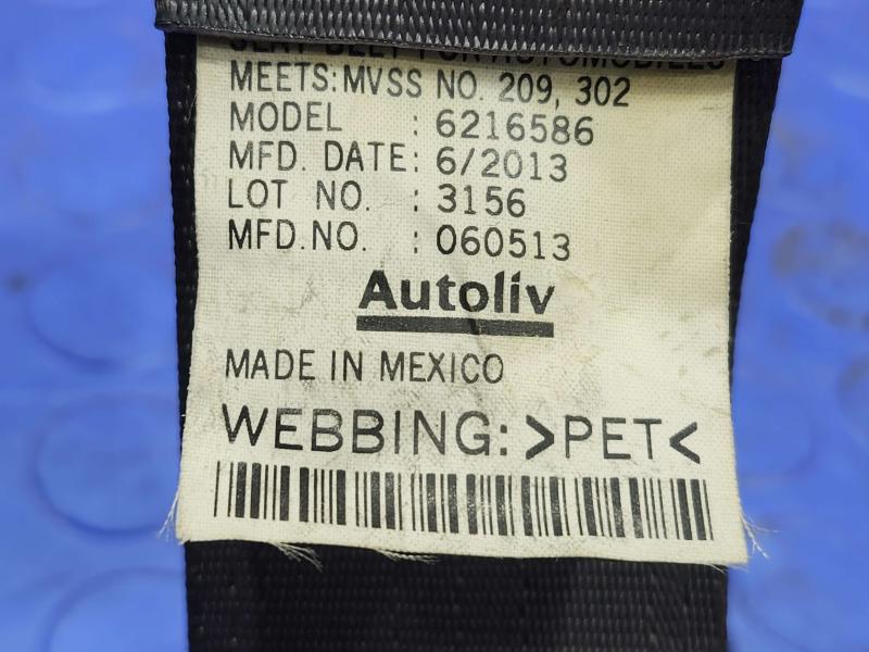 2013 Honda CR-V Rear Seat Belt