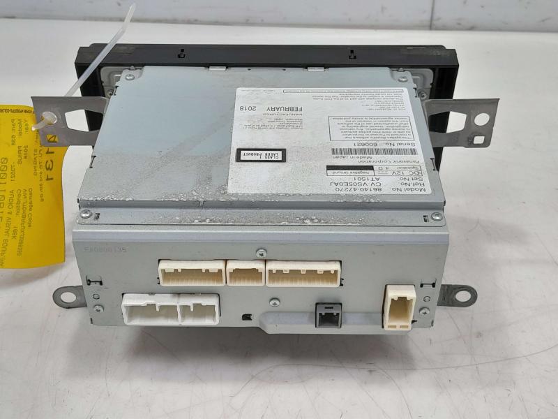 2016-2018 Toyota Prius Radio Receiver Display Screen Assembly ID 510028 w/o Nav OEM 8614047270