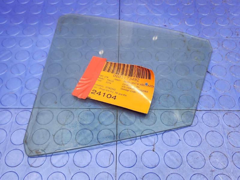 2016 Toyota Prius Rear Vent Glass/Window