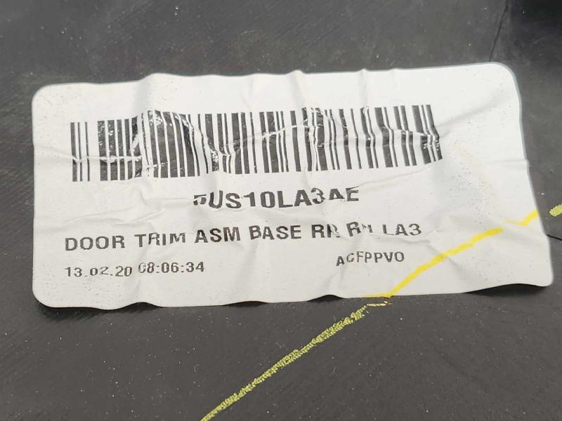 2020 Jeep Compass Rear Door Trim Panel