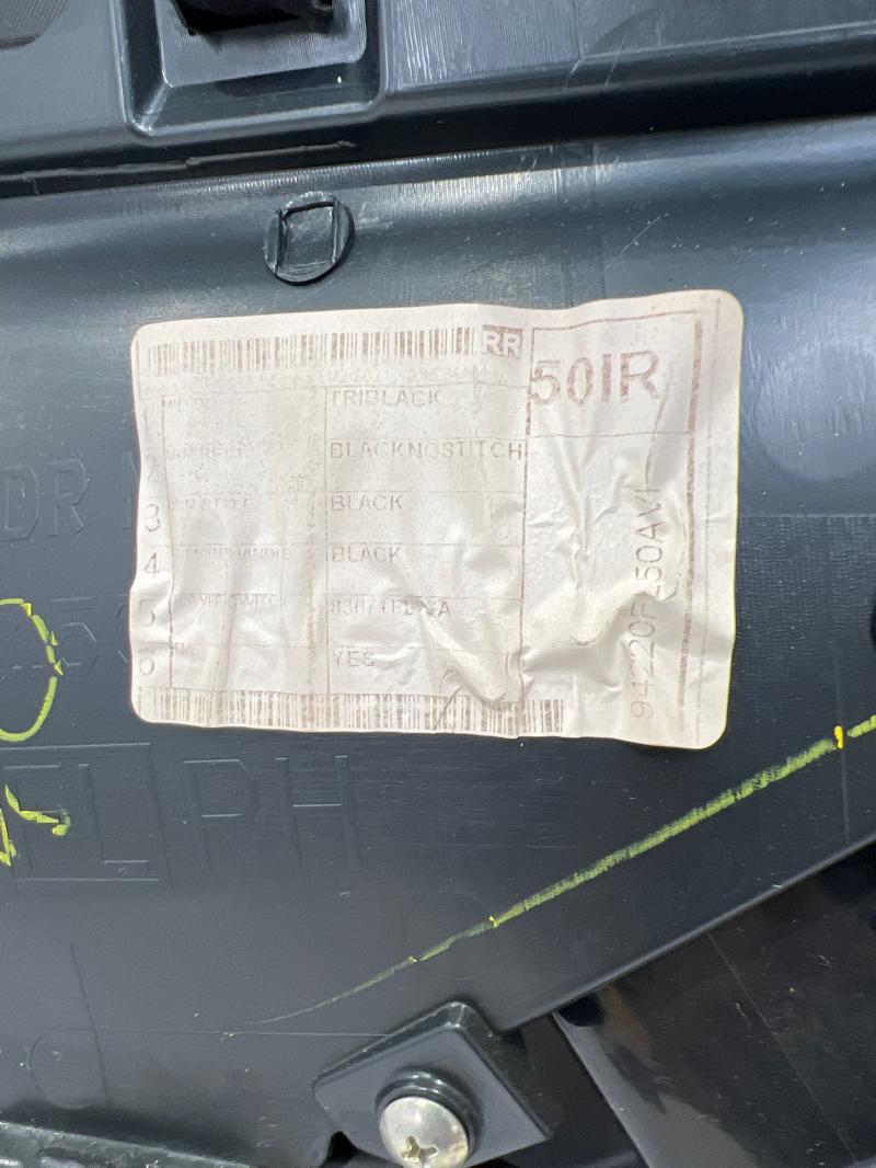 2022 Subaru Impreza Rear Door Trim Panel
