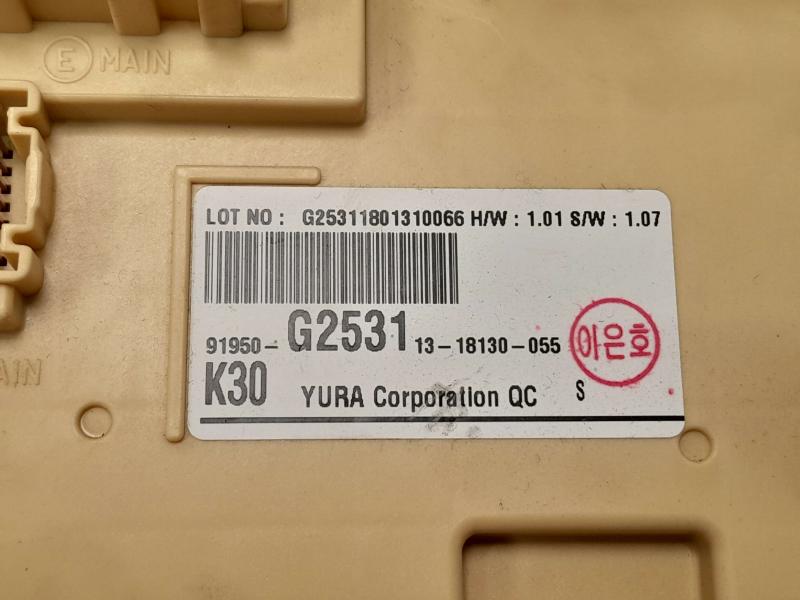 2017-2019 Hyundai Ioniq Instrument Panel Junction Block Assembly OEM 91950-G2531