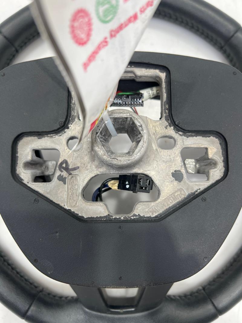 2018 - 2022 Ford Ecosport Steering Wheel - Black Leather Heated OEM GN1Z3600CD