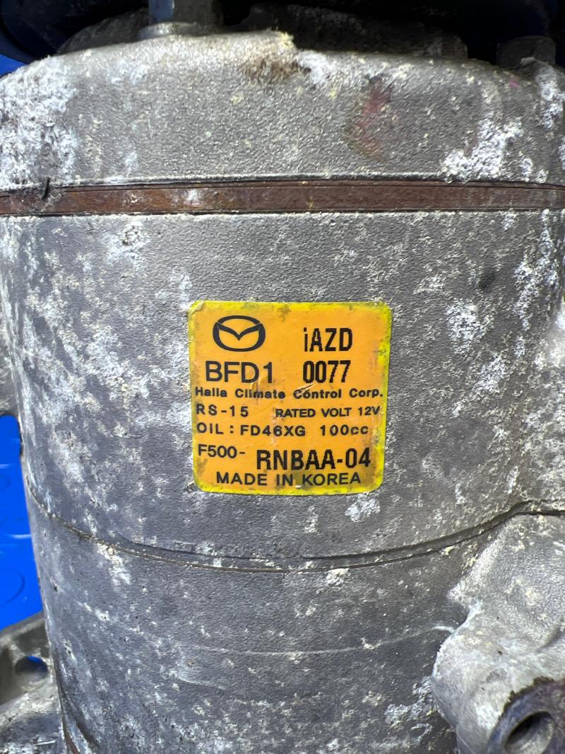 2014 Mazda Mazda6 A/C Air Compressor