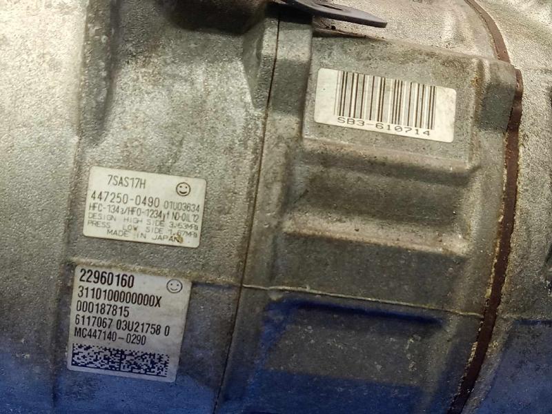 2017-2019 Buick Lacrosse 3.6L AC Compressor Assembly Genuine OEM 22960160