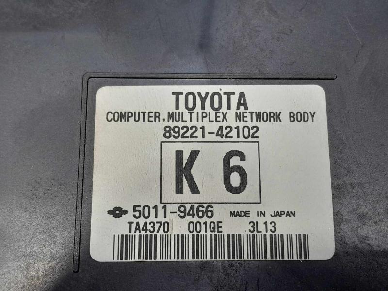2015 Toyota RAV4 Network Multiplex Control Module Genuine OEM 89221-42102