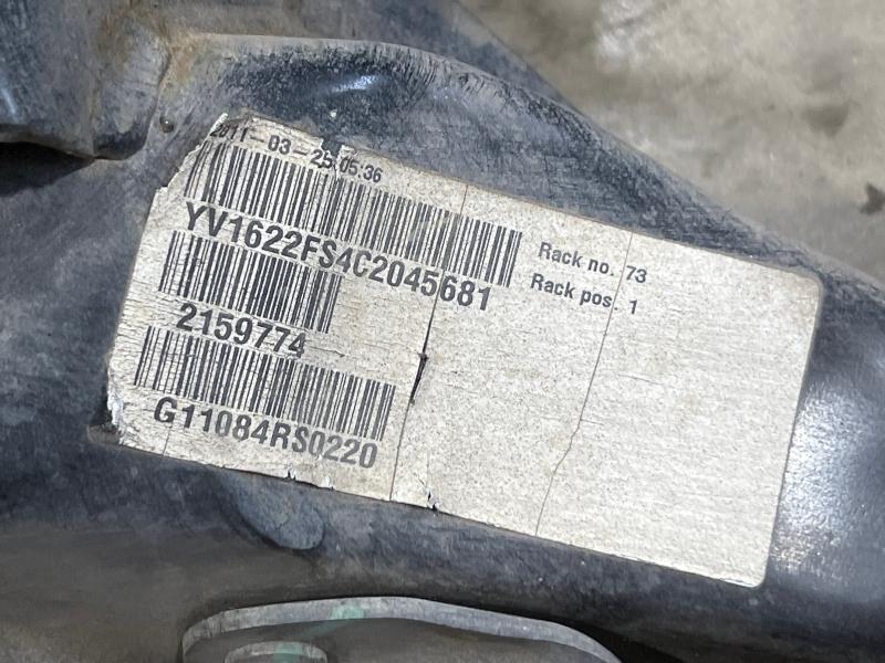 2012-2018 Volvo S60 FWD Rear Crossmember Subframe Genuine OEM Part 313292252