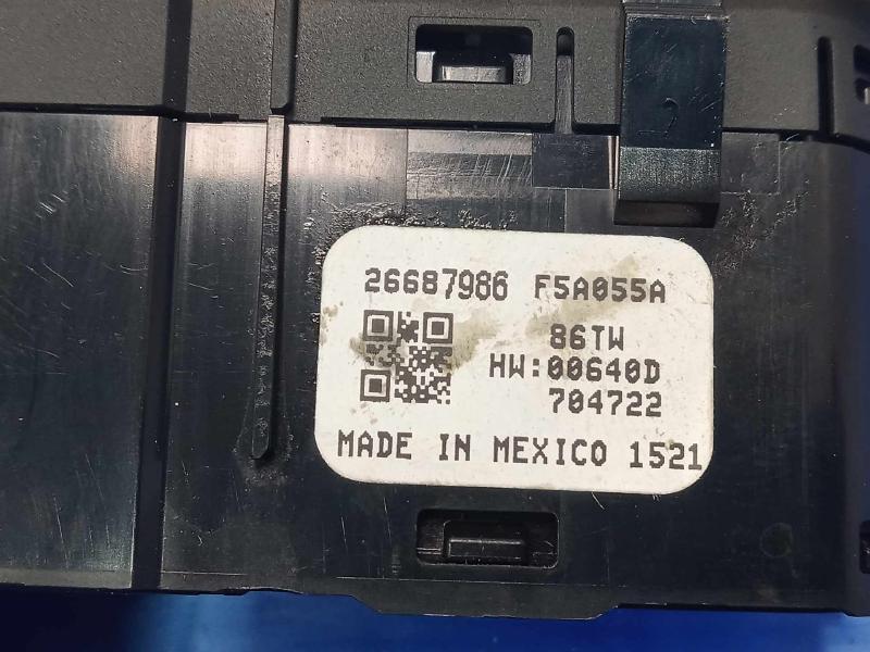 2017-2019 Buick Lacrosse Headlight Control Switch Genuine OEM 26687986