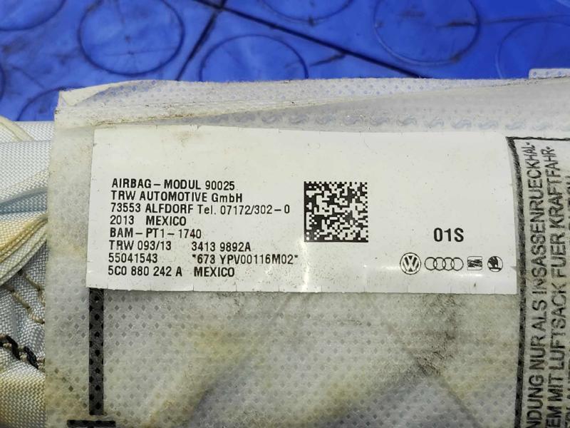 2013 Volkswagen Jetta Air Bag