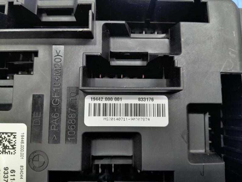 2015 BMW 328i Cabin Fuse Box