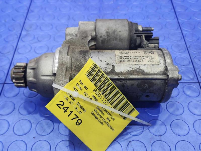 2015 Volkswagen Golf Starter Motor