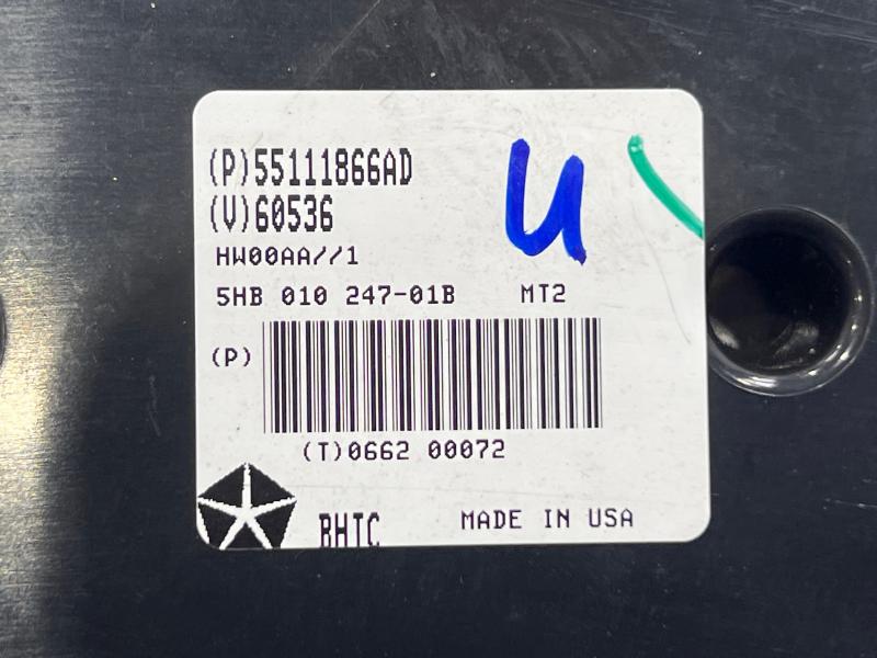2011-2013 Dodge Durango Rear Temperature Climate Controls OEM 55111866AD