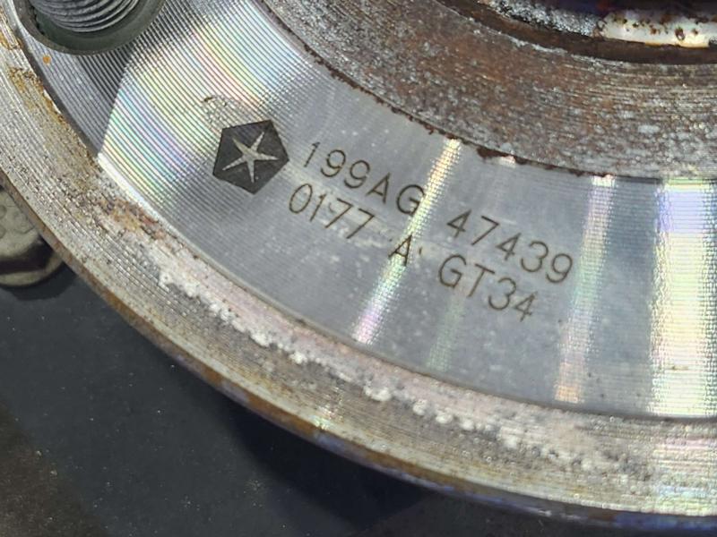 2017 Dodge Grand Caravan Spindle Knuckle Front