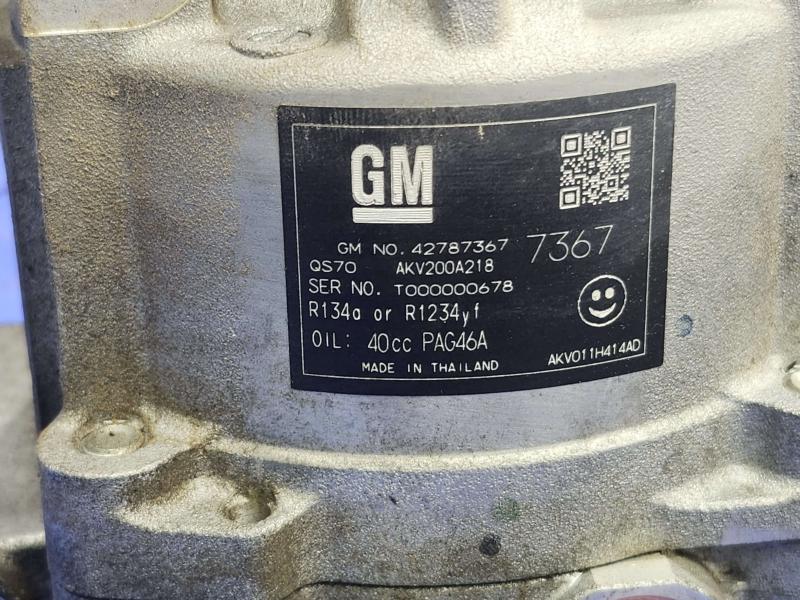 2014 Chevrolet Spark A/C Air Compressor