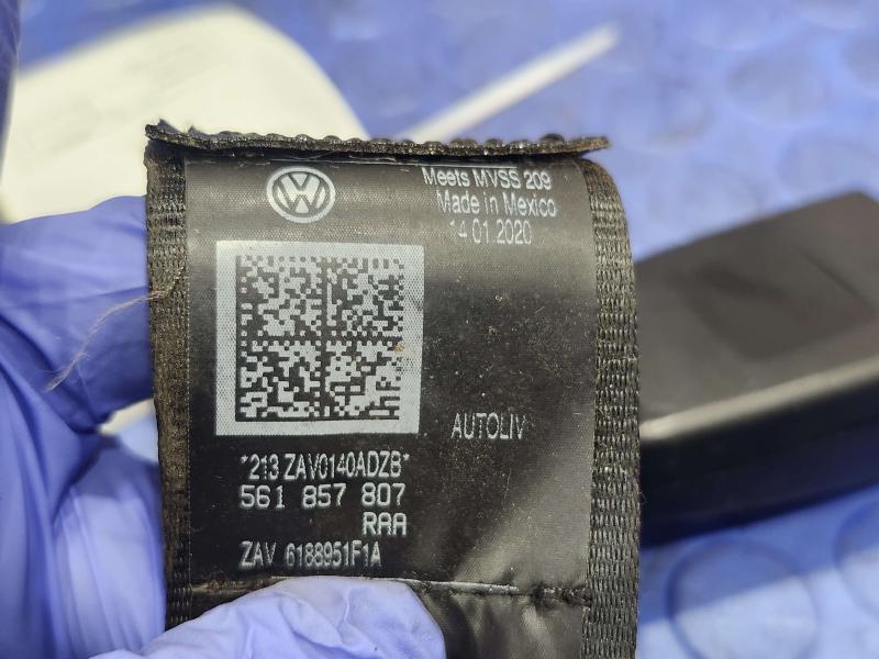 2020 Volkswagen Passat Rear Seat Belt