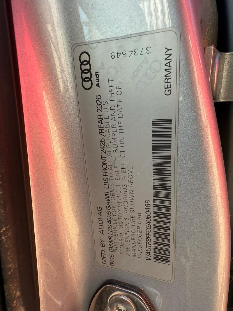 2016 Audi A3 Lower Control Arm Rr