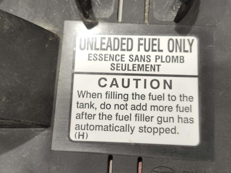 2022 Subaru Crosstrek Fuel Tank Door