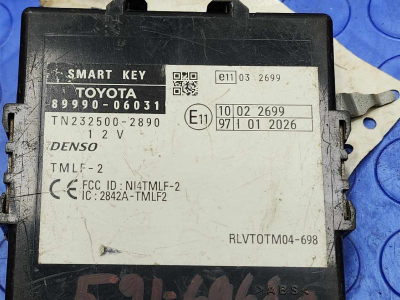 2008 Toyota Camry Chassis Brain Box