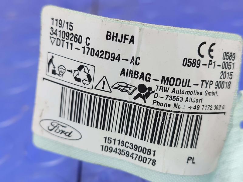2015 Ford Transit Connect Air Bag