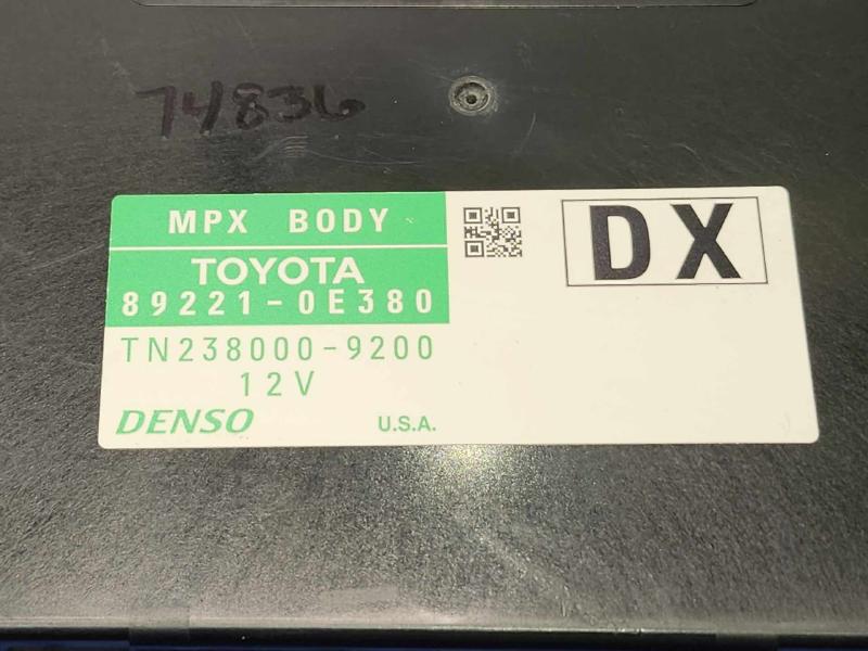 2015 Lexus RX350 Multiplex Network Control Body Control Module OEM 892210E380