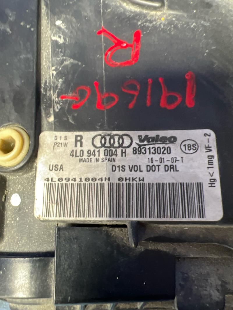 2007 Audi Q7 Headlamp Assembly