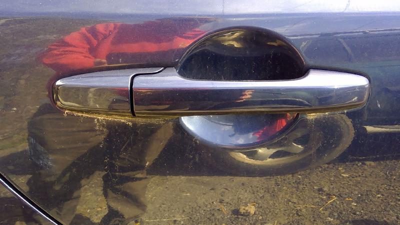 2006 - 2011 Honda Civic Rear Door Handle Assembly RH Passenger Side Blue B536P OEM 72140SNAC01