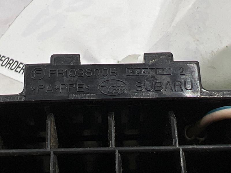 2014 Subaru Crosstrek Cabin Fuse Box