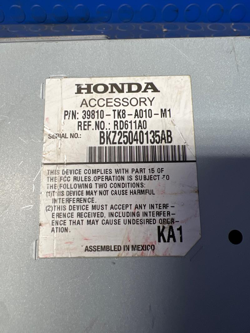 2012 Honda Odyssey Info-Gps-Tv Screen