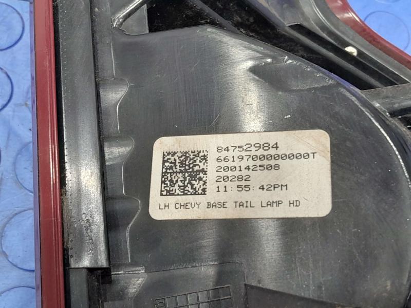 2022 Chevrolet Silverado 2500 Tail Light Assembly