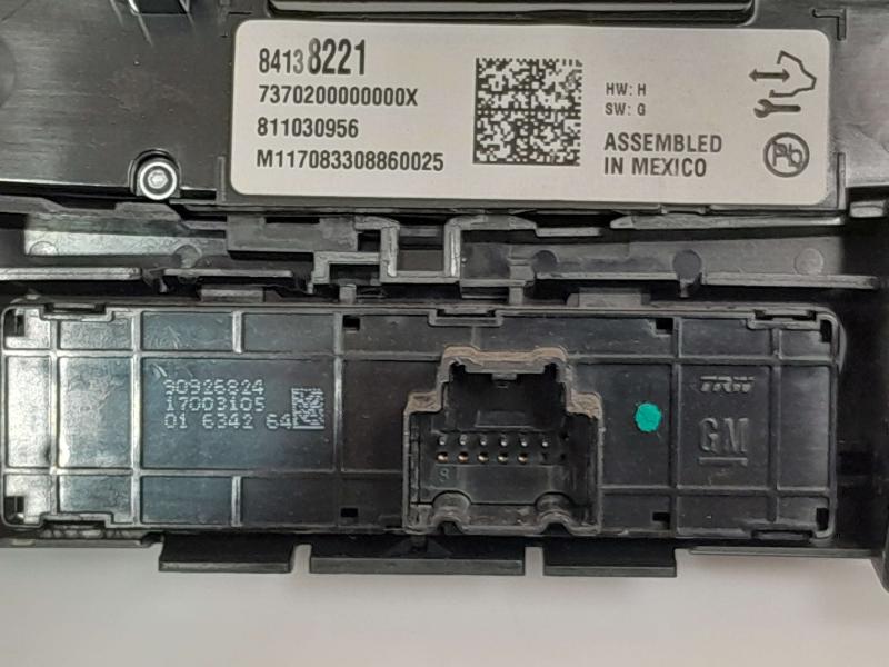 2017 Buick Lacrosse Automatic Temperature Climate Controls OEM 84138221