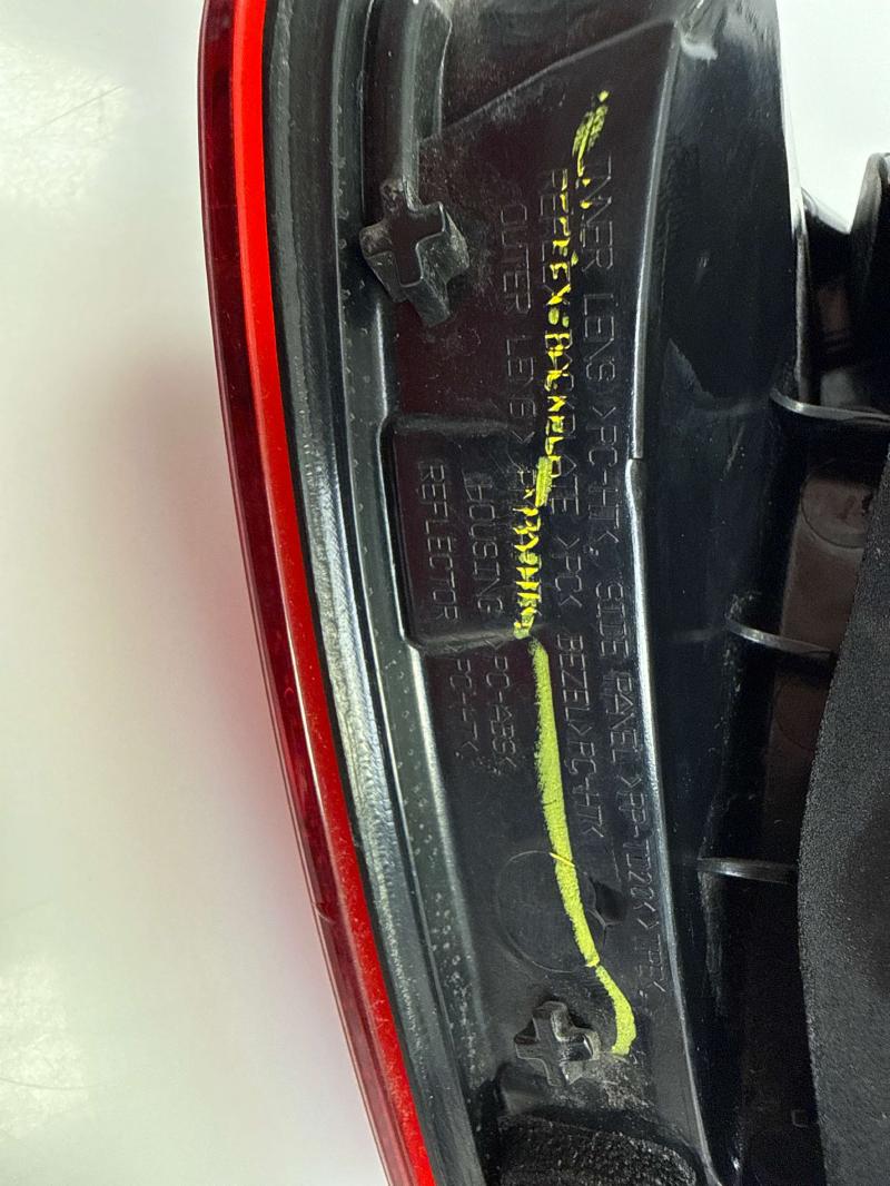 2016 Volkswagen Jetta Tail Light Assembly