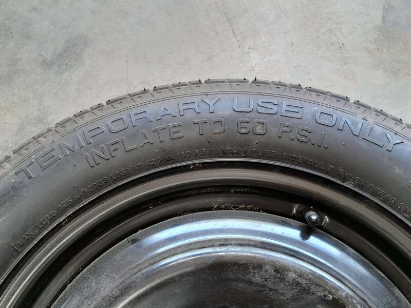 2006 - 2012 Ford Fusion 16x4 Compact Spare Tire And Wheel T145/80D16 OEM 6E5Z1015B