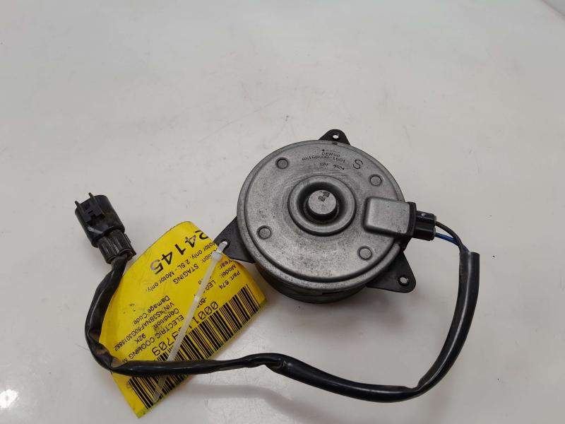 2016 Subaru Legacy Electric Cooling Motor