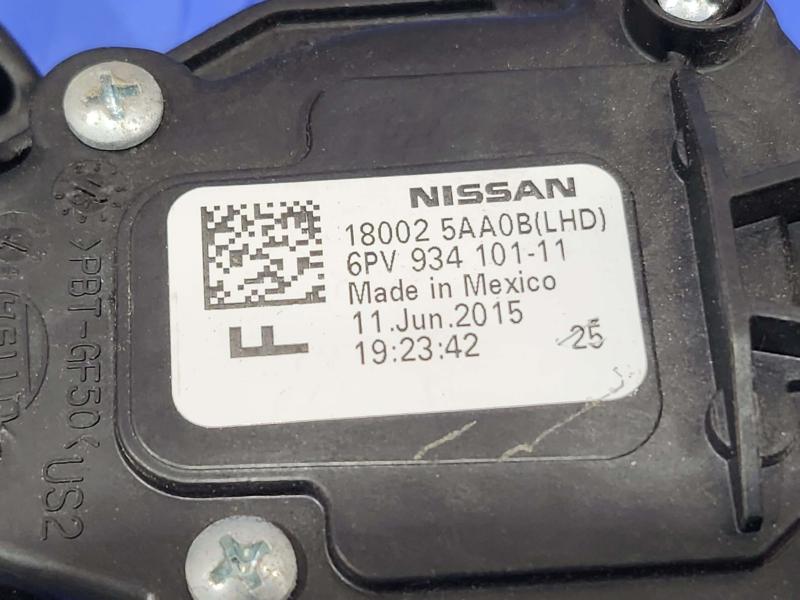 2015 Nissan Murano Pedal Assembly