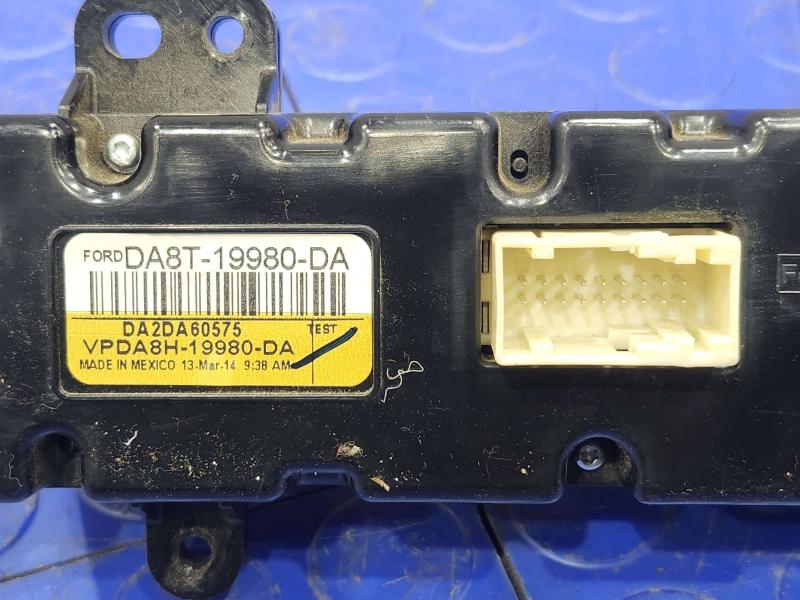 2014 Ford Explorer Rear Temperature Climate Control Panel Heated Seats OEM DA8T-19980-DA