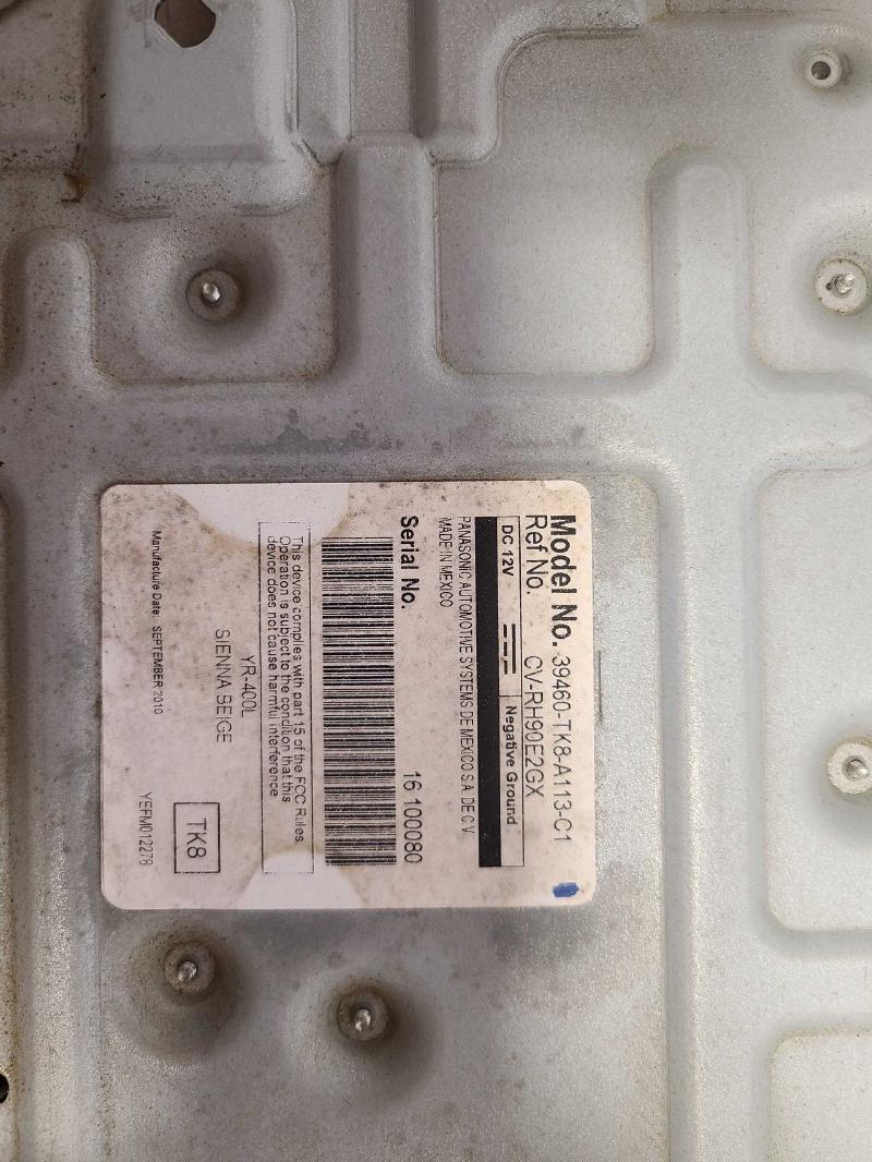 2011 Honda Odyssey Info-Gps-Tv Screen
