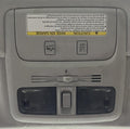 2010 - 2015 Subaru Forester Roof Console w/ Sunroof w/ Eyesight - Gray OEM 92151SG030LO