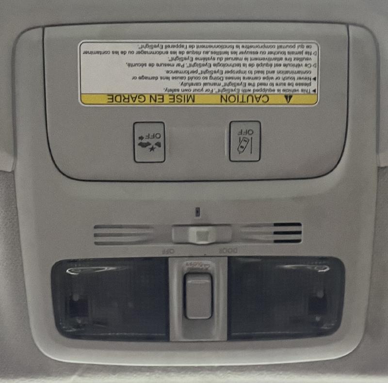 2010 - 2015 Subaru Forester Roof Console w/ Sunroof w/ Eyesight - Gray OEM 92151SG030LO