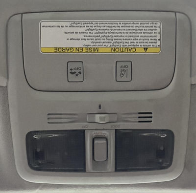 2010 - 2015 Subaru Forester Roof Console w/ Sunroof w/ Eyesight - Gray OEM 92151SG030LO