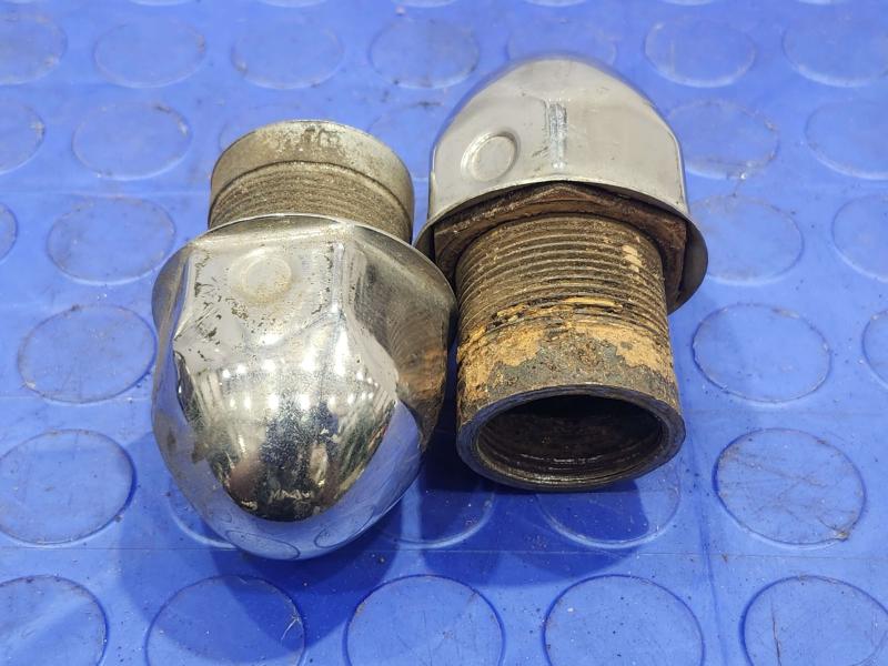 1988-1993 Isuzu NPR Chrome Wheel Lug Nut Covers Caps OEM Set