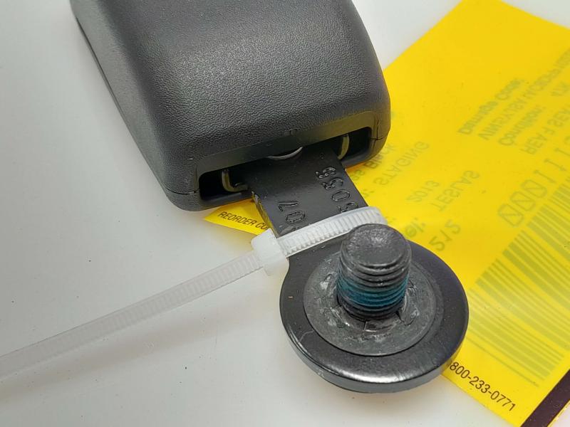 2013 Tesla Model S Rear Seat Belt