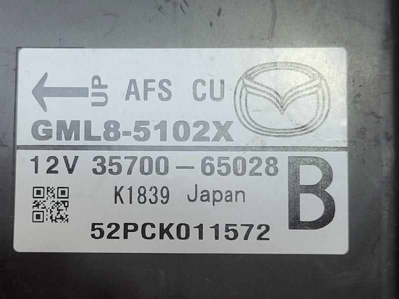 2014-2017 Mazda 6 AFS Headlight Leveling Control Module Genuine OEM GML85102X
