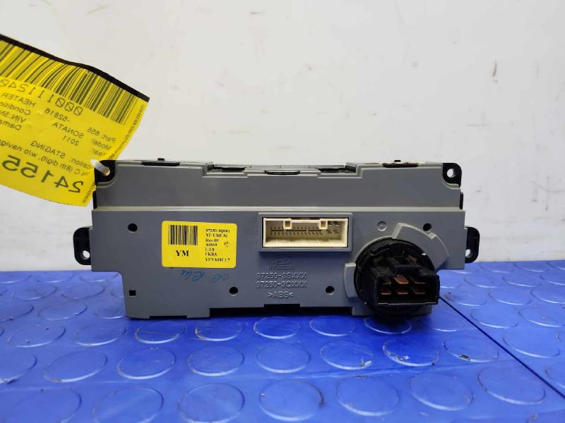 2011 Hyundai Sonata Heater A/C Control