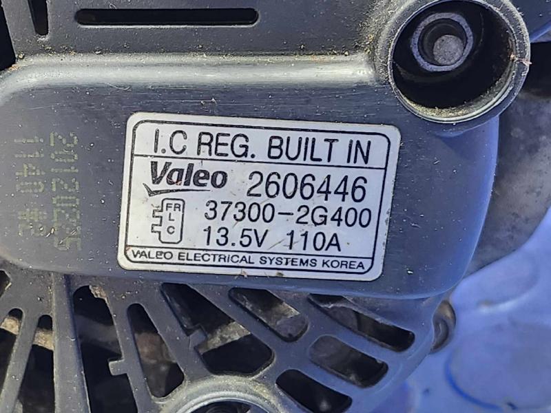 2012 Hyundai Tucson Alternator