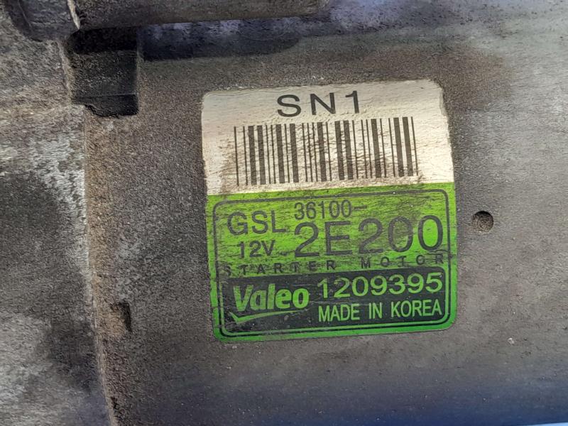 2020 Hyundai Elantra Starter Motor