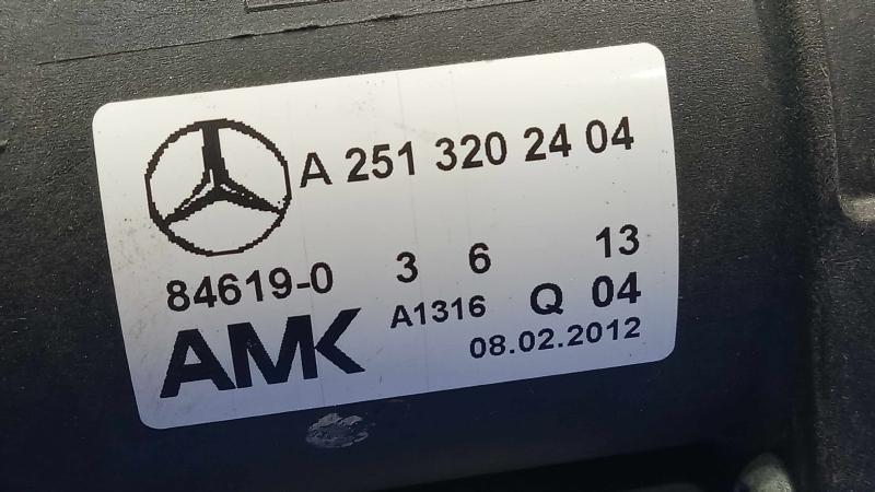 2012 Mercedes R-Class Air Ride Susp. Compressor