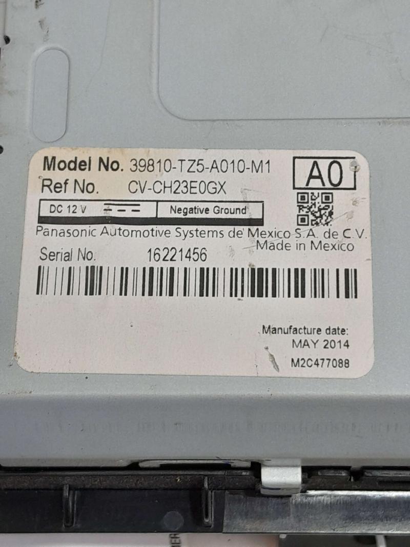 2015 Acura MDX Info-Gps-Tv Screen