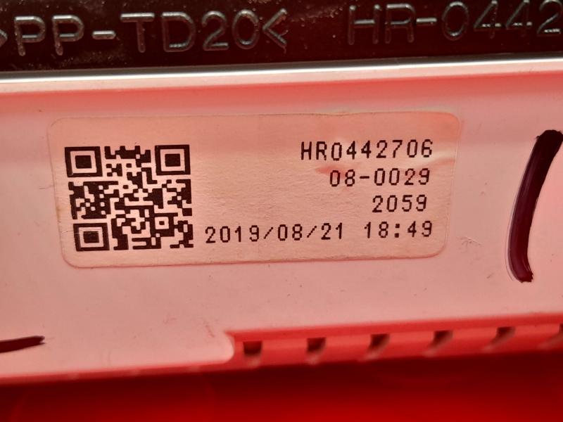 2019 Honda Civic Speedometer